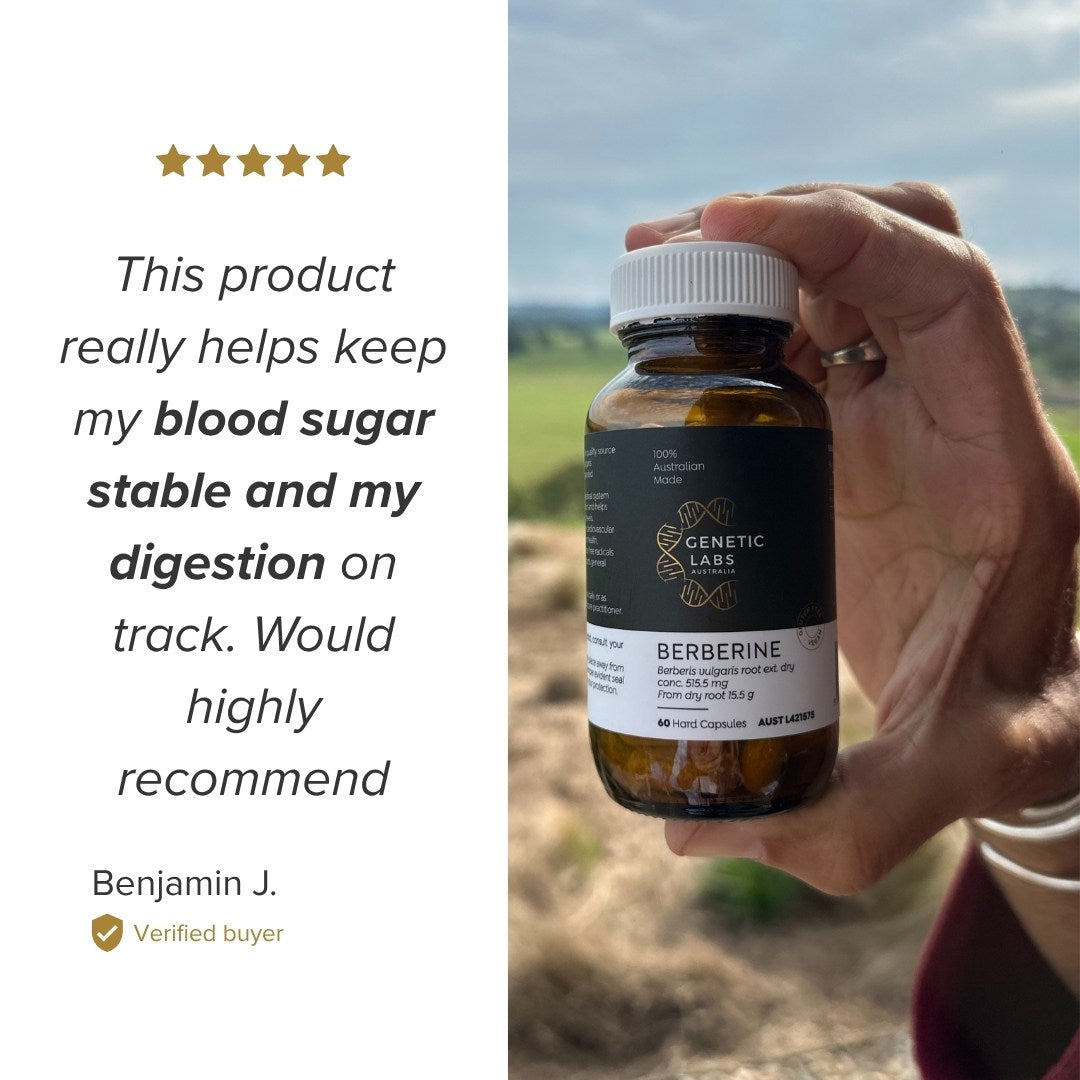 Berberine Supplement | 60 x 500mg | Australian Made