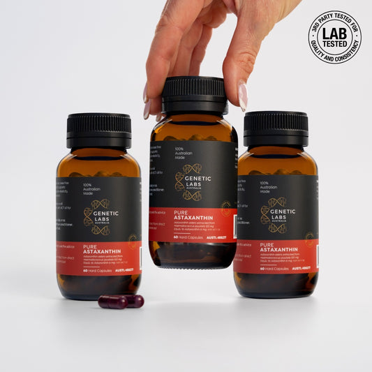 3 Month Supply of Pure Astaxanthin with MCT oil | Australian Made