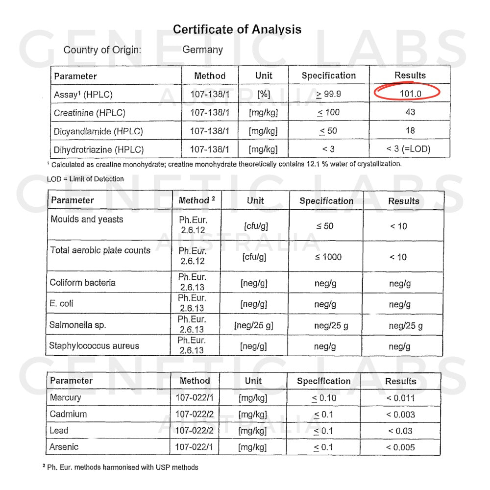Poudre de monohydrate de créatine | Sans saveur 250 g