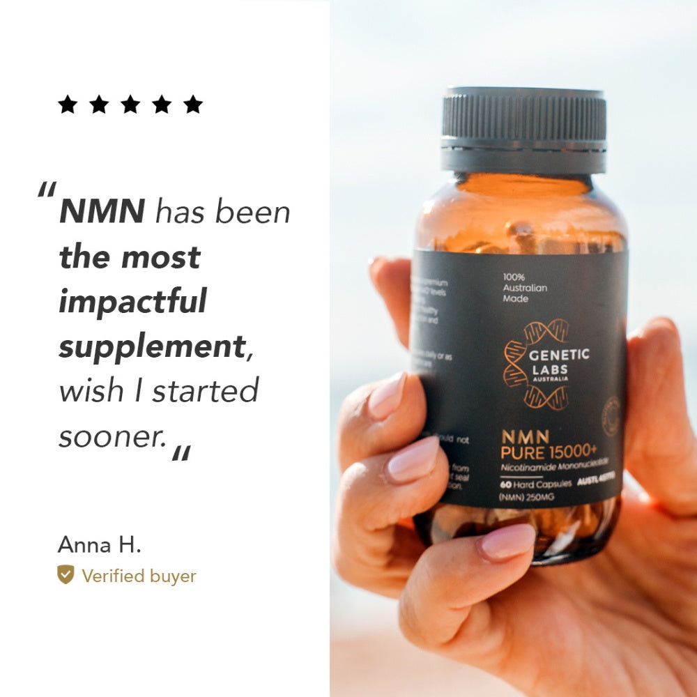 NMN Supplement | Pure & Third-Party Tested | 60 x 250mg