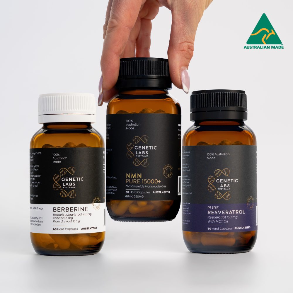 Longevity Pack | NMN, Trans-Resveratrol & Berberine