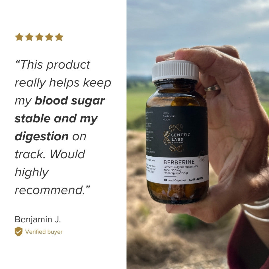 Berberine Supplement | 60 x 500mg | Australian Made