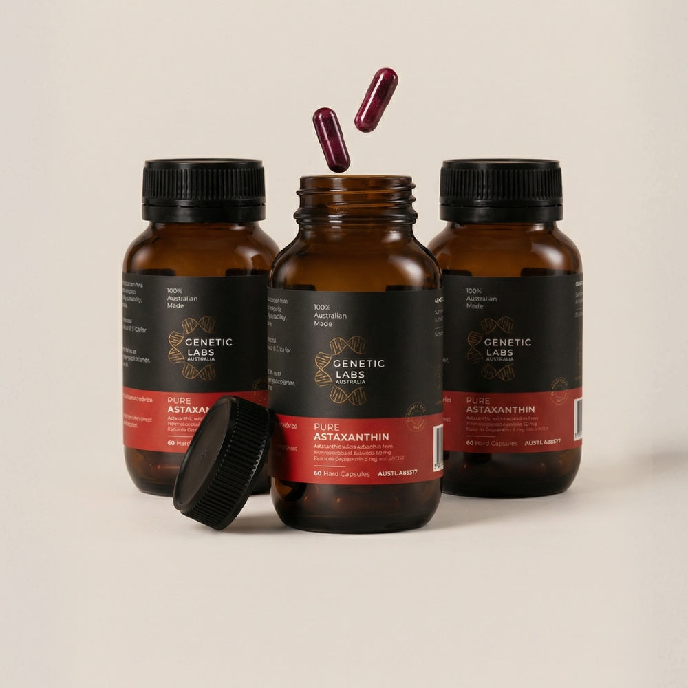 3 Month Supply of Pure Astaxanthin with MCT oil | Australian Made