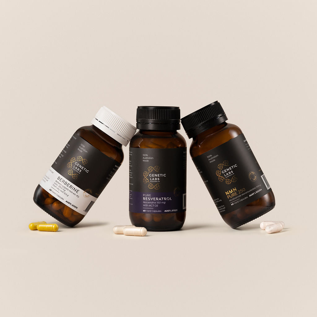 Longevity Pack | NMN, Trans-Resveratrol & Berberine