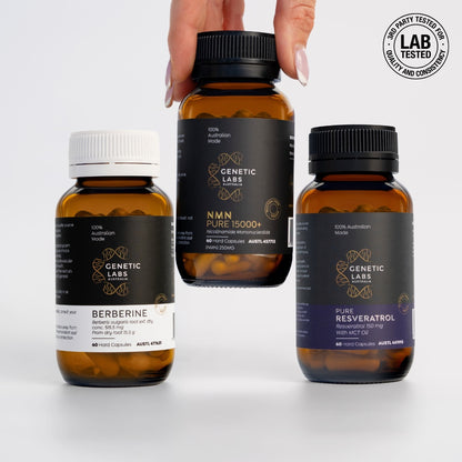 Longevity Pack | NMN, Trans-Resveratrol & Berberine