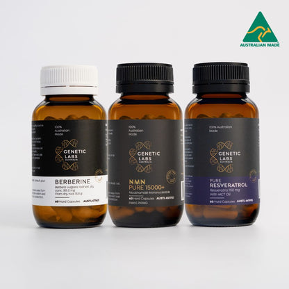Longevity Pack | NMN, Trans-Resveratrol & Berberine
