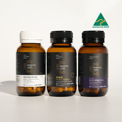 Longevity Pack | NMN, Trans-Resveratrol & Berberine