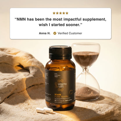 Complément NMN (approvisionnement de 3 mois) | Qualité de laboratoire la plus pure | 180 x 250 mg | Booster NAD