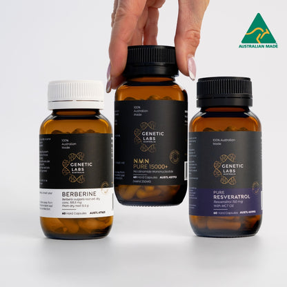 Longevity Pack | NMN, Trans-Resveratrol & Berberine